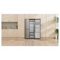 Haier HRF575XS 574L S+ Satina Silver Three Door Side by Side Refrigerator