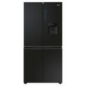 Haier 508L Black Quad Door Fridge HRF580YHC, Front View