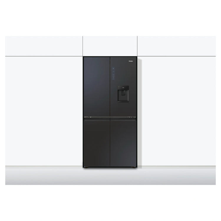Haier 508L Black Quad Door Fridge HRF580YHC, Lifestyle View 2