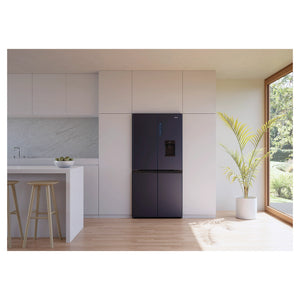 Haier 508L Black Quad Door Fridge HRF580YHC, Lifestyle View 3