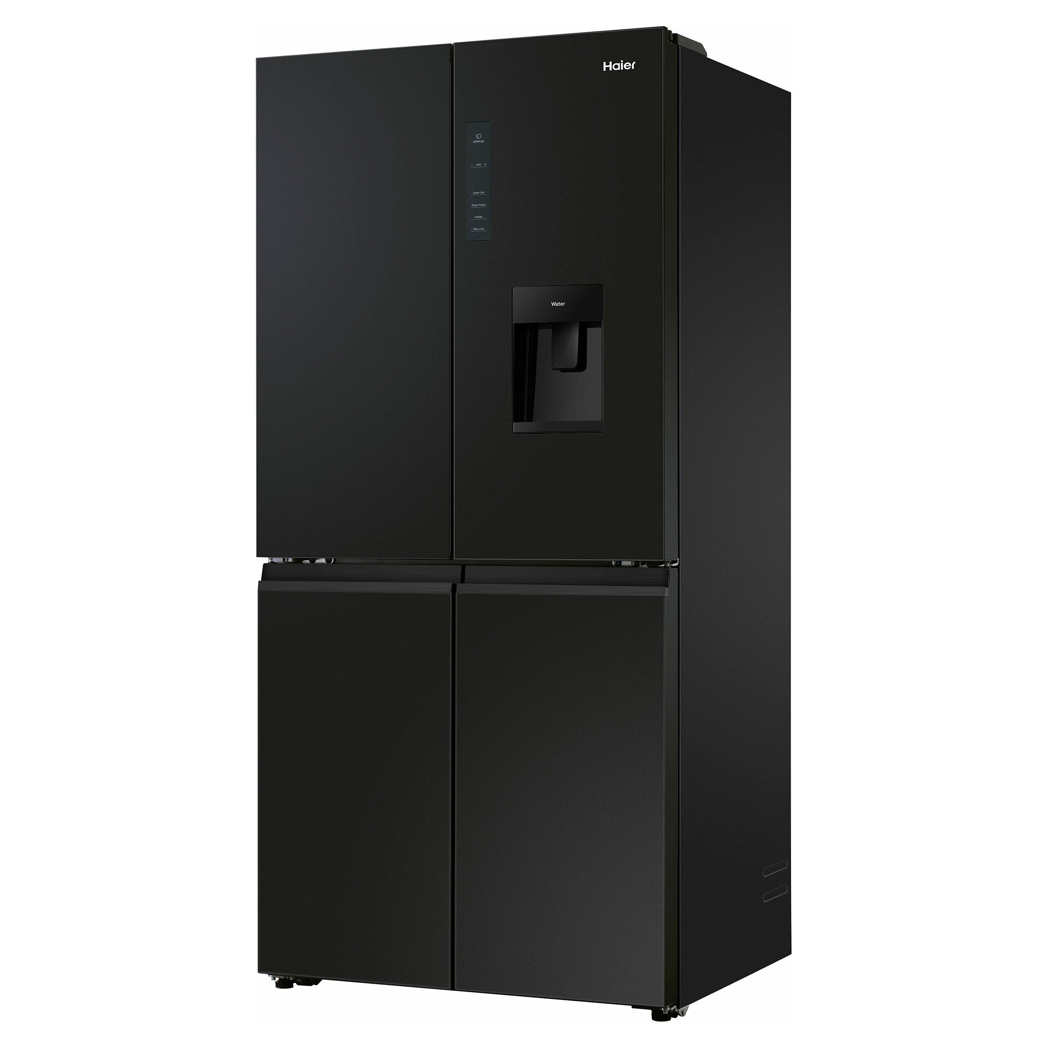 Haier 508L Black Quad Door Fridge HRF580YHC, Right Side View