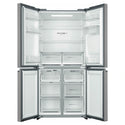 Haier 508L Silver Quad Door Fridge HRF580YHS, Front View With Double Door Open View