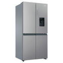 Haier 508L Silver Quad Door Fridge HRF580YHS, Right Side View
