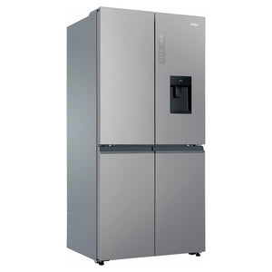 Haier 508L Silver Quad Door Fridge HRF580YHS, Right Side View