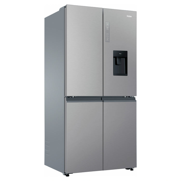 Haier 508L Silver Quad Door Fridge HRF580YHS, Right Side View