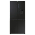 Haier 507L Stainless Steel Quad Door Fridge with Ice & Water Dispenser HRF580YPC, Front View