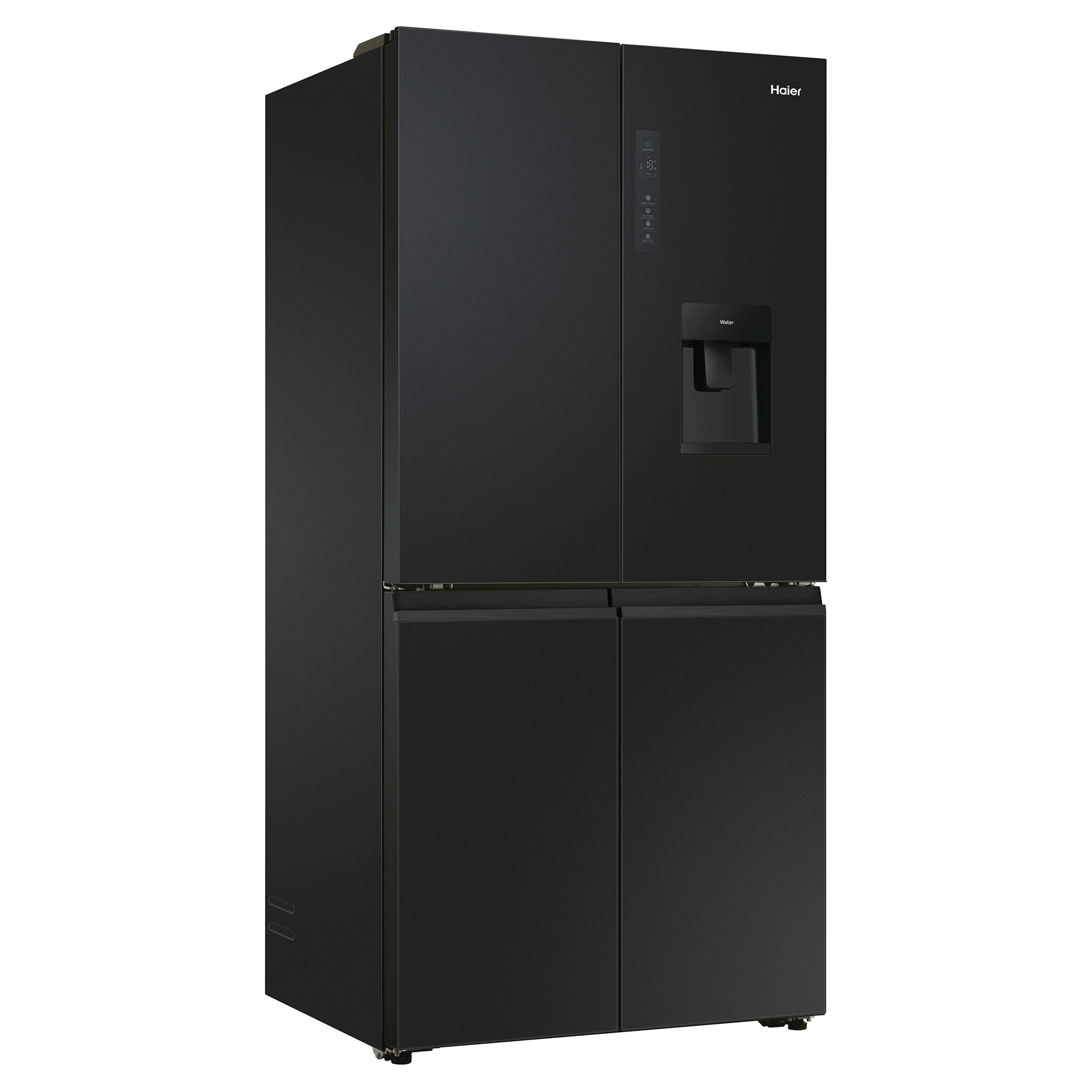 Haier 507L Stainless Steel Quad Door Fridge with Ice & Water Dispenser HRF580YPC, Right Side View