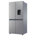 Haier 507L Black Quad Door Fridge with Ice & Water Dispenser HRF580YPS, Left Side View