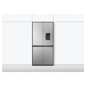 Haier 507L Black Quad Door Fridge with Ice & Water Dispenser HRF580YPS, Lifestyle View