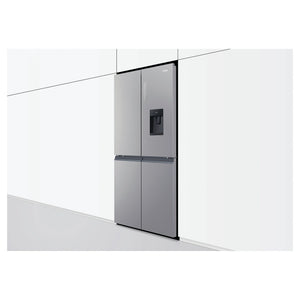 Haier 507L Black Quad Door Fridge with Ice & Water Dispenser HRF580YPS, Lifestyle View 2