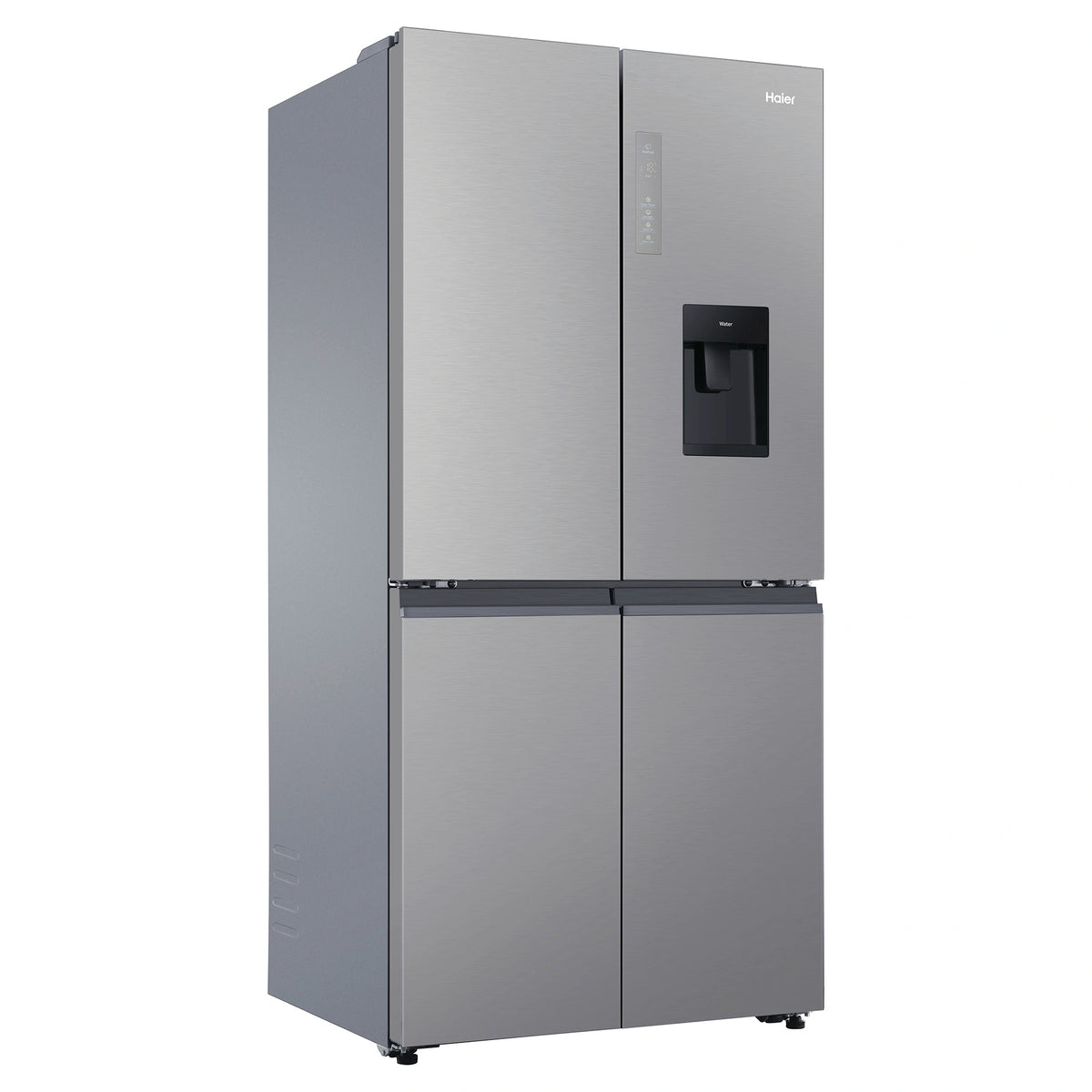 Haier 507L Black Quad Door Fridge with Ice & Water Dispenser HRF580YPS, Right Side View