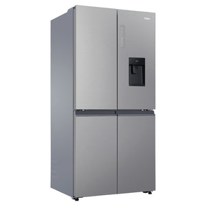 Haier 507L Black Quad Door Fridge with Ice & Water Dispenser HRF580YPS, Right Side View