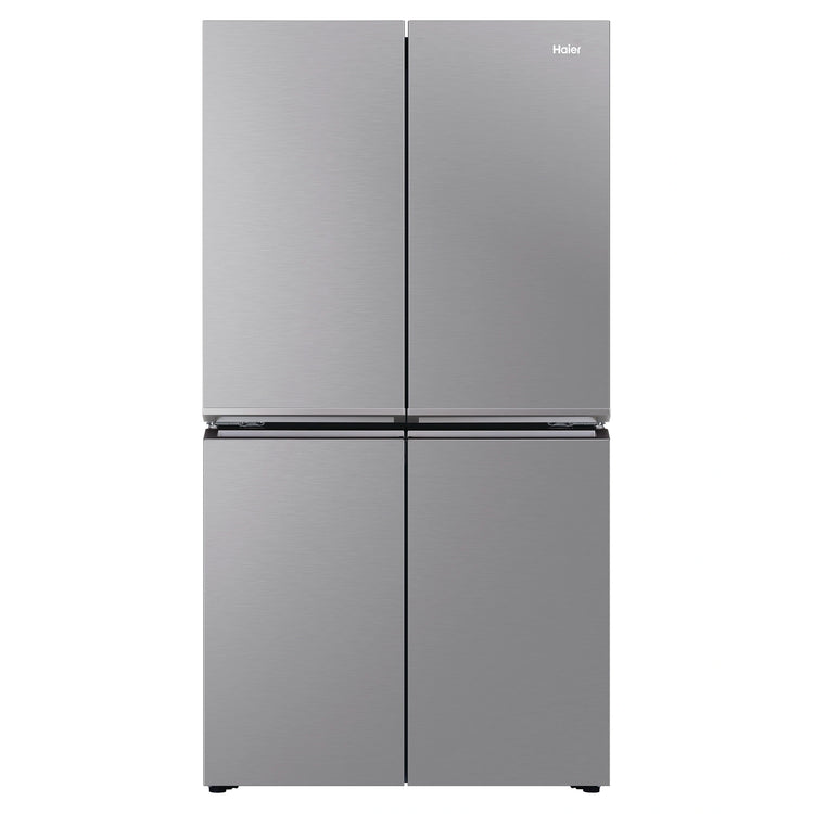 Haier 623L 600 Series Quad Door Refrigerator Freezer without Ice/Water Dispenser HRF680YS, Front View