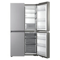 Haier 623L 600 Series Quad Door Refrigerator Freezer without Ice/Water Dispenser HRF680YS, Front View With Right Side Double Door Open View