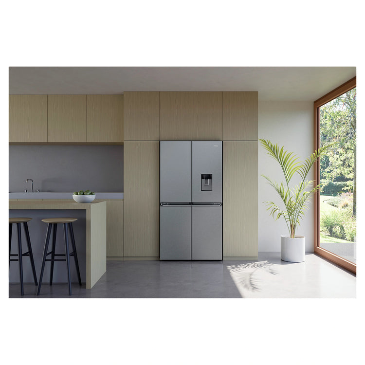 Haier 623L 600 Series Quad Door Refrigerator Freezer without Ice/Water Dispenser HRF680YS, Lifestyle View