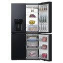 Haier HRF680YZC 601L 600 Series Black Quad Door Refrigerator Freezer