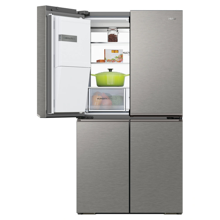 Haier HRF680YZS 601L 600 Series Stainless Steel Quad Door Refrigerator Freezer