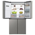 Haier HRF680YZS 601L 600 Series Stainless Steel Quad Door Refrigerator Freezer