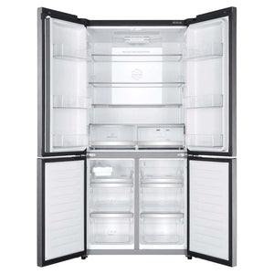 Haier French Door Refrigerator HRF700YCX, All Doors Open View