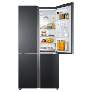 Haier French Door Refrigerator HRF700YCX, Food Top Right Door Open View