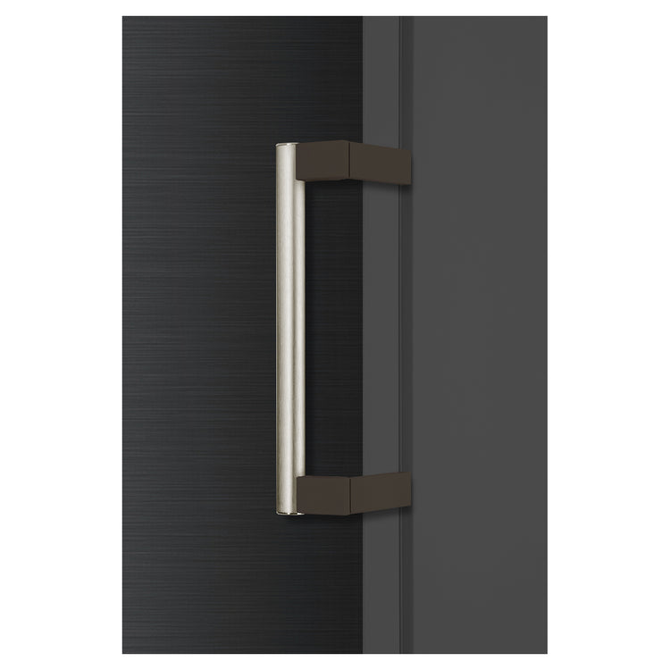 Haier 285L 500 Series Black Hybrid Vertical Freezer HVF325DC, Handle View