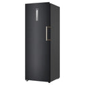 Haier 285L 500 Series Black Hybrid Vertical Freezer HVF325DC, Left Side View