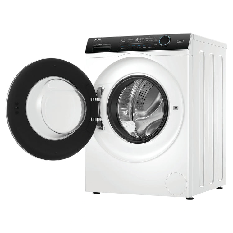 Haier 10kg/5kg Washer Dryer Combo with UV Protect HWD1050AN1, Left Side View with Door Open