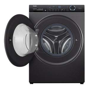 Haier 10kg 600 Series Front Loader Washing Machine HWF10ANB1, Front View with Door Open