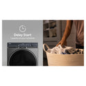 Haier HWF10DB2 10kg 500 Series Dark Stainless Front Loader Washing Machine with Ultra Fresh Air