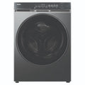 Haier 10kg 500 Series Dark Stainless Front Loader Washing Machine with Ultra Fresh Air HWF10DB2, Front View