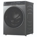 Haier 10kg 500 Series Dark Stainless Front Loader Washing Machine with Ultra Fresh Air HWF10DB2, Left Side View