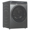 Haier 10kg 500 Series Dark Stainless Front Loader Washing Machine with Ultra Fresh Air HWF10DB2, Right Side View