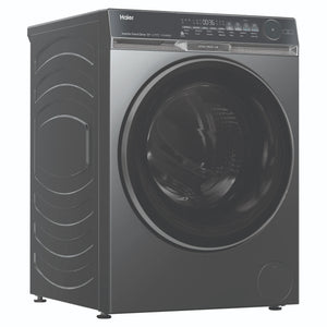 Haier 10kg 500 Series Dark Stainless Front Loader Washing Machine with Ultra Fresh Air HWF10DB2, Right Side View