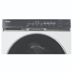 Haier 10kg 500 Series White Front Loader Washing Machine with Ultra Fresh Air HWF10DW2, Control Panel View