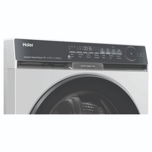 Haier 10kg 500 Series White Front Loader Washing Machine with Ultra Fresh Air HWF10DW2, Control Panel View