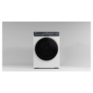 Haier 10kg 500 Series White Front Loader Washing Machine with Ultra Fresh Air HWF10DW2, Front View