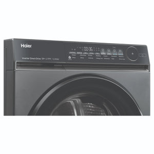 Haier 10kg 500 Series Dark Stainless Front Loader Washing Machine HWF10NB1, Control Panel View