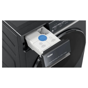 Haier 10kg 500 Series Dark Stainless Front Loader Washing Machine HWF10NB1, Detergent Drawer