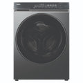 Haier 10kg 500 Series Dark Stainless Front Loader Washing Machine HWF10NB1, Front View