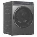 Haier 10kg 500 Series Dark Stainless Front Loader Washing Machine HWF10NB1, Rght Side Vew