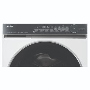 Haier 10kg 500 Series White Front Loader Washing Machine HWF10NW1, Control Panel View