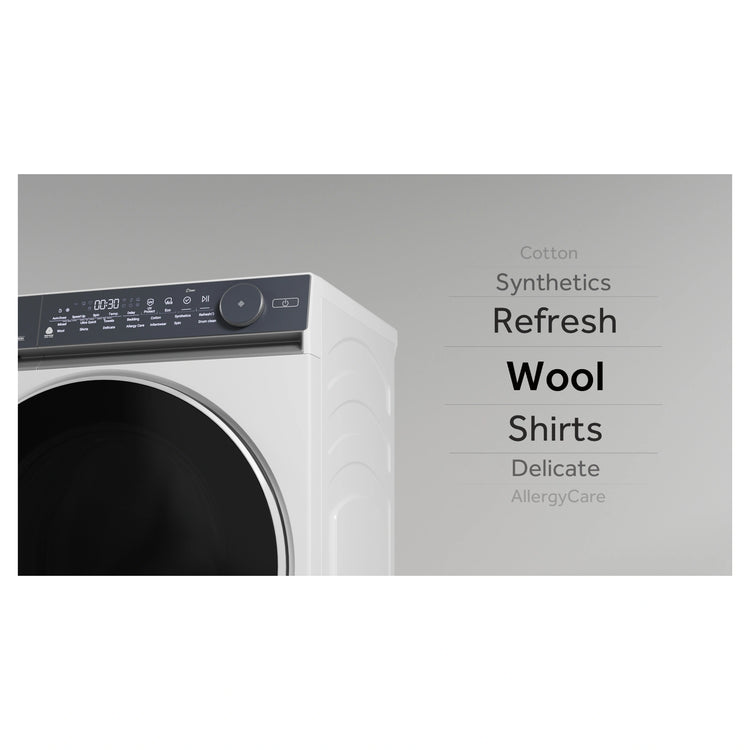 Haier 10kg 500 Series White Front Loader Washing Machine HWF10NW1, Features