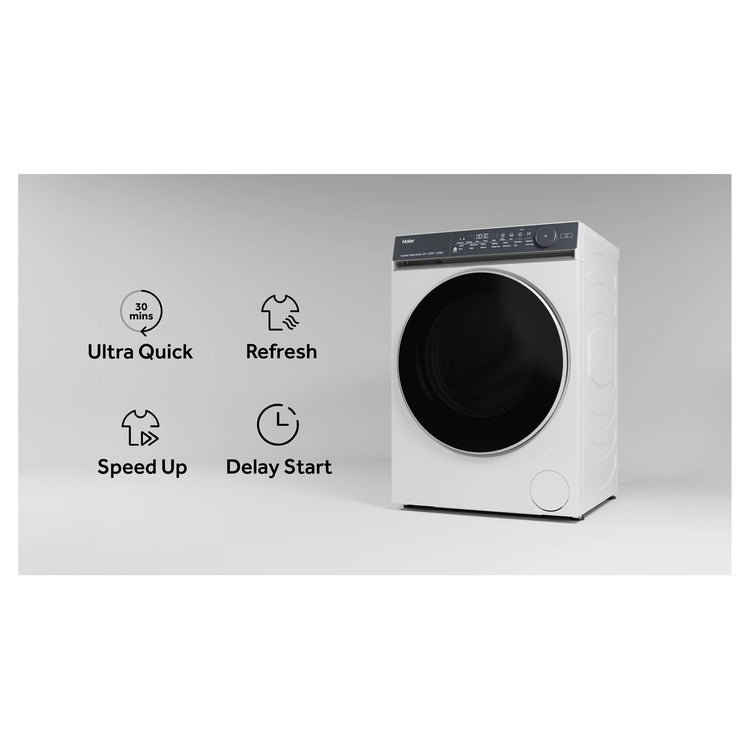Haier 10kg 500 Series White Front Loader Washing Machine HWF10NW1, Features