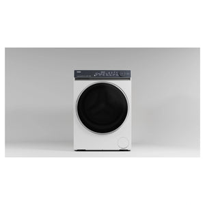 Haier 10kg 500 Series White Front Loader Washing Machine HWF10NW1, Front View