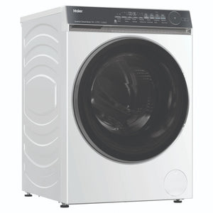 Haier 10kg 500 Series White Front Loader Washing Machine HWF10NW1, Right Side View