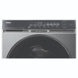 Haier 12kg 500 Series Dark Stainless Front Load Washing Machine – Ultra Fresh Air HWF12DB1, Control Panel View