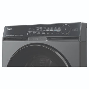 Haier 12kg 500 Series Dark Stainless Front Load Washing Machine – Ultra Fresh Air HWF12DB1, Control Panel View