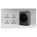 Haier HWF12DB1 12kg 500 Series Dark Stainless Front Load Washing Machine – Ultra Fresh Air