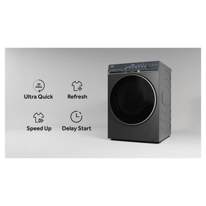 Haier 12kg 500 Series Dark Stainless Front Load Washing Machine – Ultra Fresh Air HWF12DB1, Features