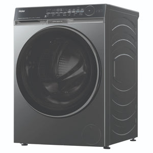 Haier 12kg 500 Series Dark Stainless Front Load Washing Machine – Ultra Fresh Air HWF12DB1, Left Side View